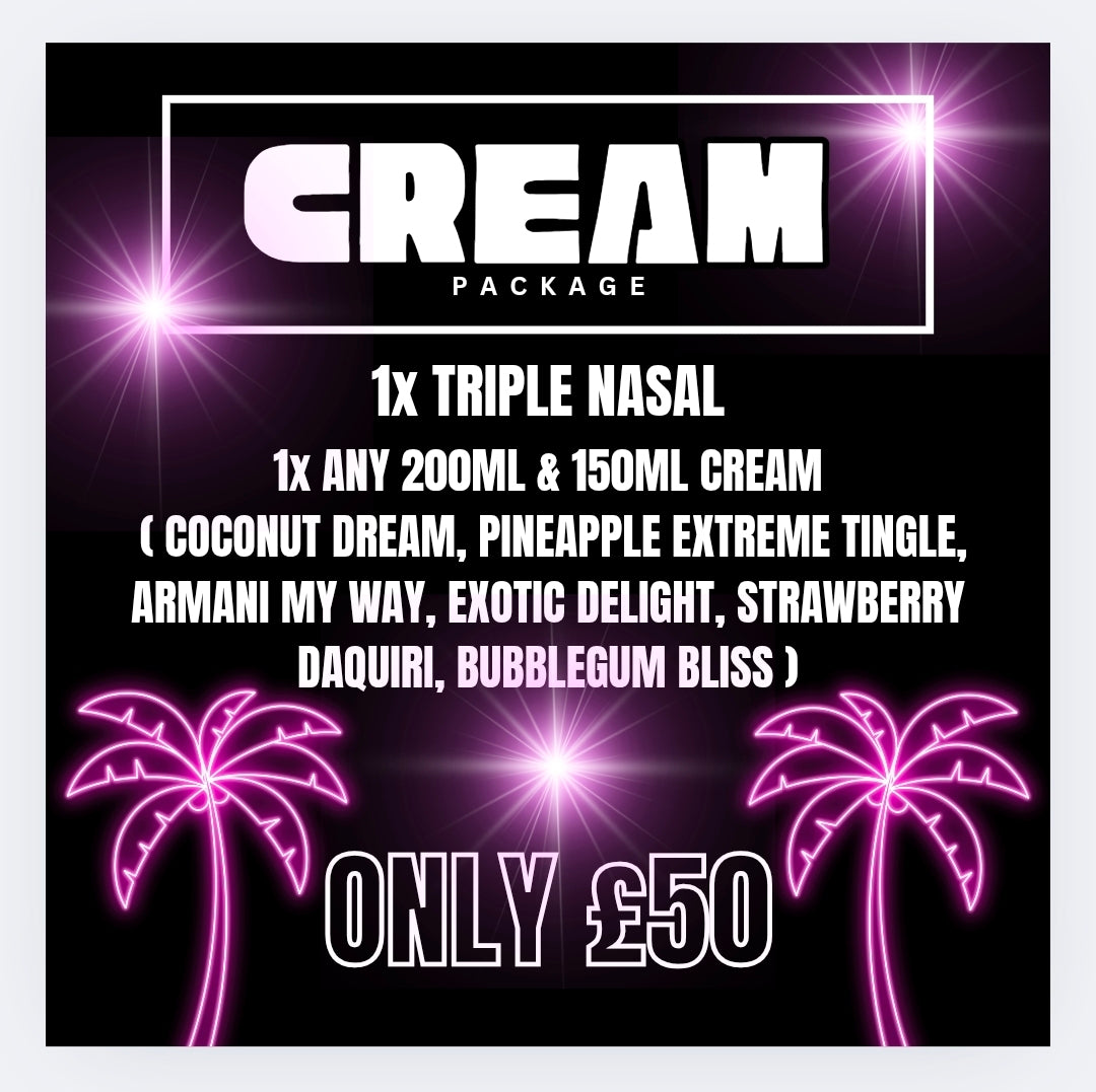 CREAM & SPRAY PACKAGE