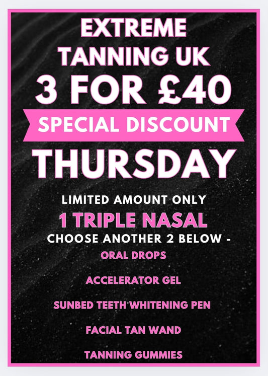 3 FOR £40 DEAL