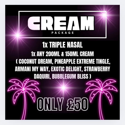 CREAM & SPRAY PACKAGE